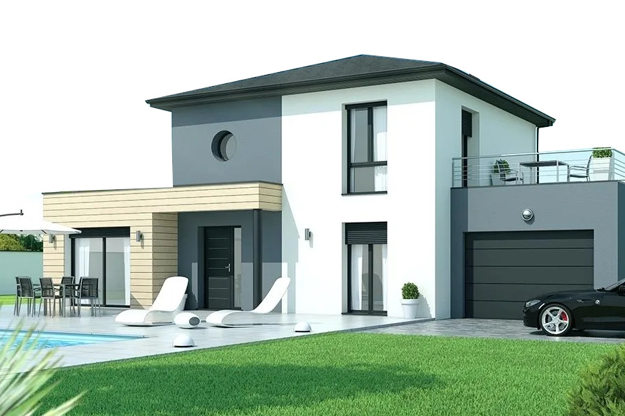 photo - Avec mon partenaire BATI 85 Projet terrain + maison style architecte